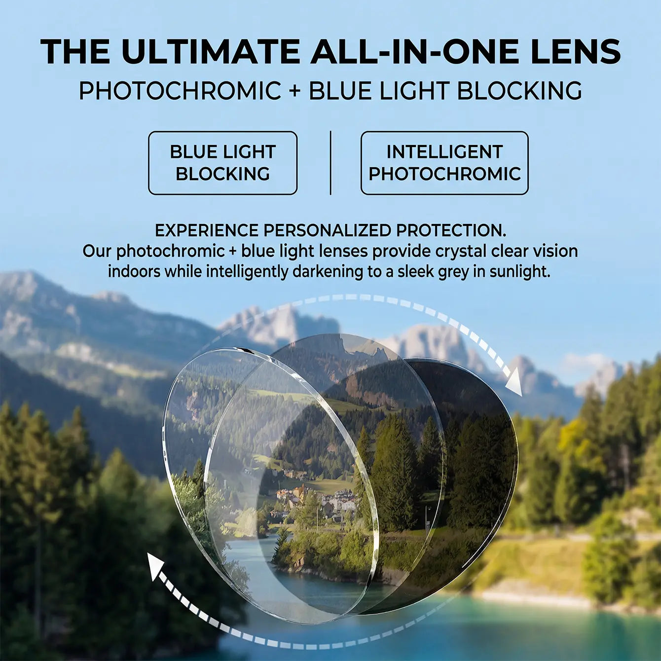 Original Design, Anti-Blue Light, Tinted Sunglasses with a Small Frame, Stylish and Trendy High-Quality Sunglasses Suitable for Both Men and Women, UV Protection and Sun Protection.